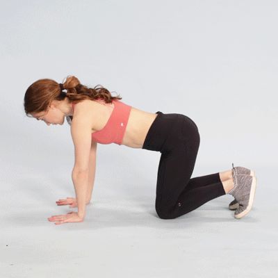 Bear Plank: What It Is, Muscles Worked, and How to Do It Plank Crawl, Bear Plank, Rectus Abdominis Muscle, Plank Variations, Chronic Lower Back Pain, Bear Crawl, Core Strengthening Exercises, Deep Core, Strengthen Core