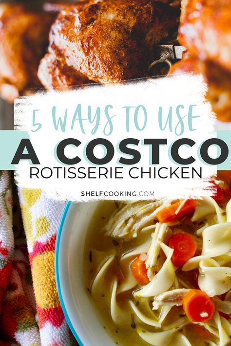 Costco Chicken Recipes Rotisserie, Costco Rotisserie Chicken Recipes, Costco Rotisserie Chicken Recipe, Shelf Cooking, Panini Recipes Chicken, Costco Rotisserie Chicken, Costco Chicken, Cooked Chicken Recipes, Broiled Chicken