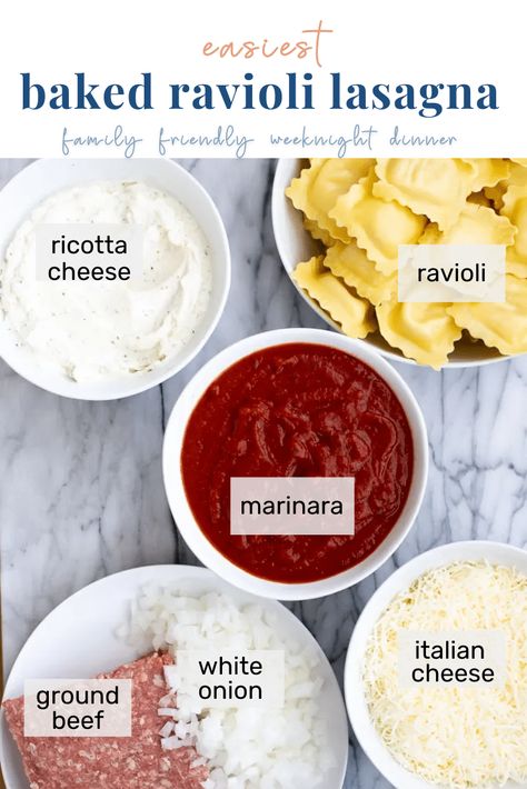 Easy Lasagna Recipe With Frozen Ravioli, Ravioli Recipe With Ricotta, Lazy Lasagna Ravioli With Meat, Ravioli Lasagna Freezer Meal, Ravioli With Ricotta Cheese, Lazy Lasagna Ravioli With Ricotta, Ravioli Lasagna Bake With Ricotta, High Protein Ravioli Lasagna, Baked Ravioli Lasagna