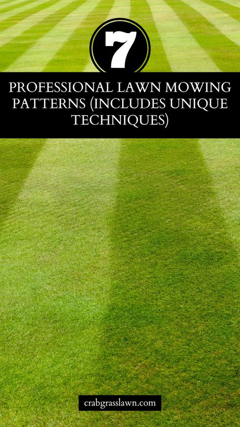 Have you noticed those neat patterns at Yankee Stadium? You can create those same intricate mowing patterns on your lawn. Also referred to as lawn striping, there are myriad different mowing patterns to explore including checkerboard, spirals, diamonds, and stars. I’ve created many designs for my lawn but these 7 professional lawn mowing patterns are my absolute favorite. Lawn Striping, Lawn Roller, No Mow Grass, Lawn Care Business, Lawn Mowing, Grass Type, Yankee Stadium, Circular Pattern, Lawn Mowers