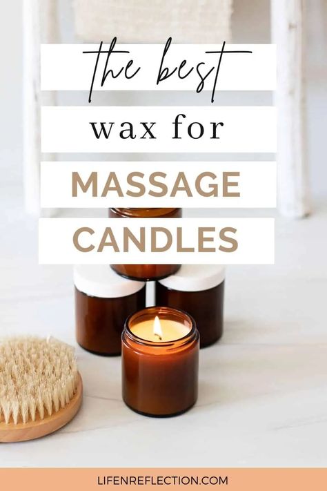 How to Make Massage Candles for a Spa-Worthy Experience Lotion Candle Recipe, Massage Oil Candle Diy, Diy Massage Candle, Massage Candle Recipe, Diy Massage Oil, Diy Beauty Gifts, Candle Scents Recipes, Diy Massage, Massage Candles