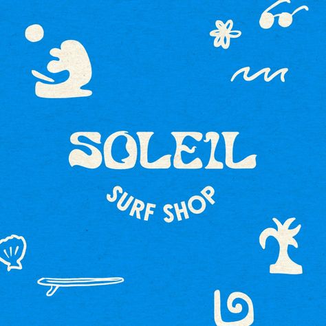 Surf Shop Branding & Graphic Design — Rachel Elise Creative Summer Branding Design, Island Graphic Design, Beachy Graphic Design, Retro Beach Design, Surf Graphic, Surf Logos, Surf Graphic Design, Logo Surf, Hawaii Branding