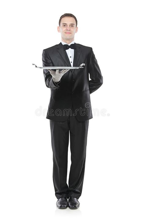 A buttler holding a tray. Isolated agasinst white background , #Sponsored, #tray, #holding, #buttler, #Isolated, #background #ad Waiter Holding Tray, Holding Tray Reference, Hands Holding Reference, Holding Tray Pose, Holding Plate Reference, Person Holding Something Reference, Story Wattpad, Demon Boy, Anime Demon Boy