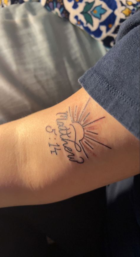 Matthew 5:14 Tattoo James 1:19 Tattoo, Matthew 7 7-8 Tattoo, Matthew 19:26 Tattoo, Matthew 6 34 Tattoo, Matthew 5:14 Tattoo, Matthew 19:6 Tattoo, Matthew 5:16 Tattoo, Matthew 11:28 Tattoo, Matthew 5:14-16 Tattoo