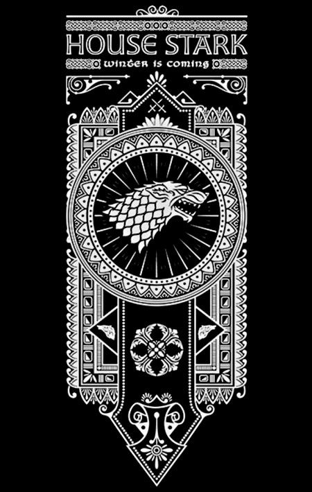 Greyjoy Aesthetic, House Stark Banner, House Greyjoy, Emblem Design, Hbo Game Of Thrones, King In The North, House Stark, Gra O Tron, Games Of Thrones