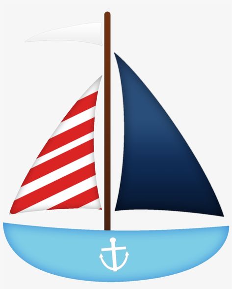 Sailboat Clipart, Nautical Printables, Nautical Clipart, Boat Cartoon, Clip Art Free, Nautical Birthday, Bumbo, Nautical Party, Nautical Baby Shower