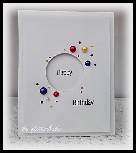 Cards Handmade Birthday, Cards Anniversary, Anniversary Cards Handmade, Birthday Card Craft, Simple Birthday Cards, Homemade Birthday Cards, Hand Made Greeting Cards, Masculine Birthday Cards, Bday Cards