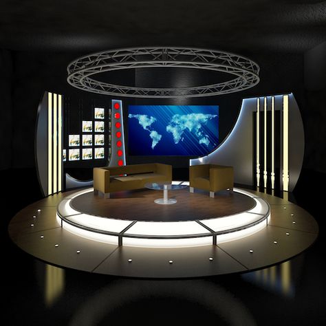 Post Production Studio, Tv Set Design, Tv Studio, Virtual Studio, 3d Architecture, Lighting Logo, 3d Studio, Model Shop, News Studio