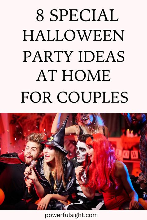 Halloween Party Ideas for Couples Halloween Activities For Couples, Fun Halloween Party Ideas, Couples At Home, Activities For Couples, Fun Halloween Activities, Couple Home, Halloween Party Ideas, Special Halloween, Healthy Relationship Tips