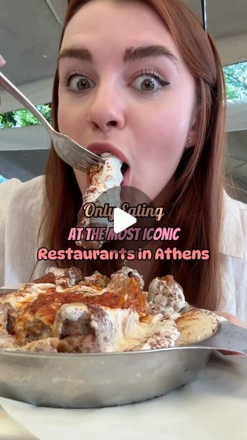 Greek Gateway 🇬🇷 on Instagram: "🇬🇷 Eating amazing Greek food in Athens, Greece! Video by @karissadumbacher #athens #athensgreece #greekfood #greek #greeks #greecetravel #greece #greece🇬🇷 #greecestagram #hellas" Athens Food, Greek Food, Athens Greece, Greek Recipes, Greece Travel, Athens, Greece, On Instagram, Instagram