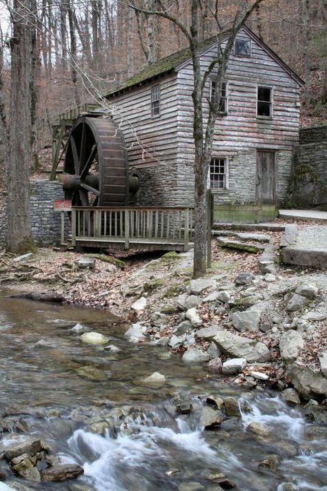 Grist Mill at Norris Dam State Park in Norris, Tennessee ~ This is an 18th century mill that is still in use today! Old Grist Mill, Windmill Water, Water Wheels, Wind Mills, Grist Mill, Grad Photoshoot, Water Powers, Water Mill, East Tennessee