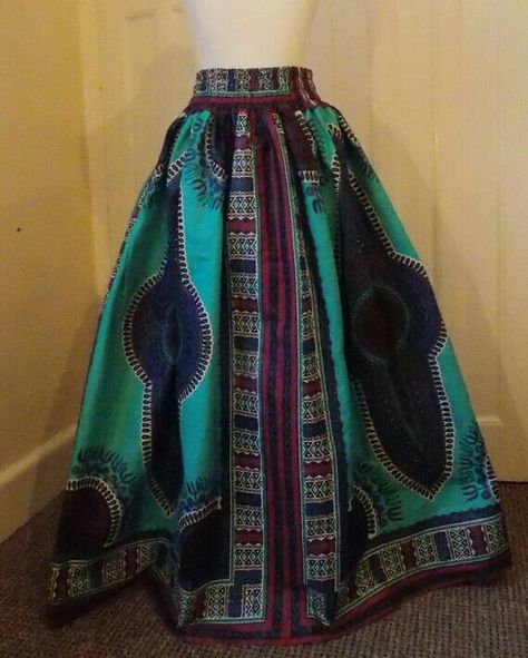 African Skirts High Waist, High Waist Outfit, Waist Outfit, African Maxi Skirt, African Chic, Afrocentric Fashion, Style Africain, African Skirts, Afrikaanse Mode