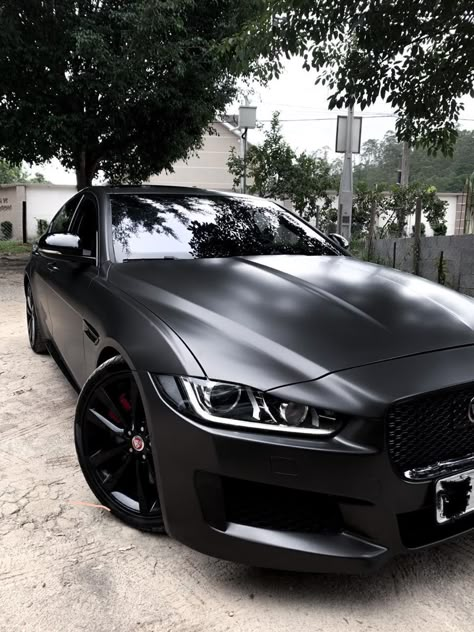 Matte Black Jaguar Car, Jaguar Xe Black, Xjl Jaguar, Jaguar Car Aesthetic, Black Jaguar Car, Pressure Makes Diamonds, Arab Quotes, Jaguar Xjl, Bet On Yourself