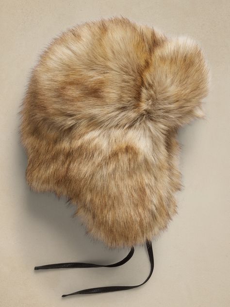 Cole Faux Fur Hat | Crown Cap | Banana Republic Crown Cap, Faux Fur Hat, Trapper Hats, Color Cafe, Winter Party, Aviator Style, Fur Hat, The Expert, Fashion Killa