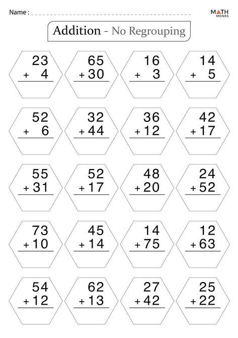 Brilliant Addition with Regrouping Worksheets  Help your students master addition with regrouping with these engaging and interactive worksheets. Students will practice adding two-digit numbers with and without regrouping, and they'll get immediate feedback on their work.  Click to download: Addition Without Regrouping Worksheet, Addition With Regrouping Worksheets, Addition Without Regrouping, Addition With Regrouping, Math Addition Worksheets, English Posters, Math Magic, Kindergarten Reading Activities, Alphabet Recognition