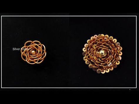 Zardosi rose flower using normal needle | 3d zardosi flower work | French wire flower designs - YouTube Zardosi Flower, Rose Flower Design, French Wire, Flower Design, Rose Flower, Flower Designs, Embellishments, Flowers, Quick Saves