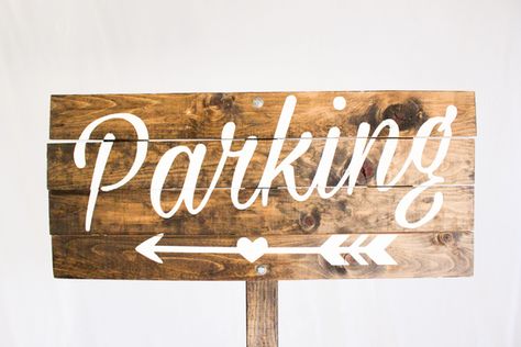 Parking Signs For Wedding, Wedding Parking, Fall Wedding Sign, Festival Themed Wedding, Wedding Ceremony Signs, Parking Sign, Yard Wedding, S'mores Bar, Baby Shower Brunch