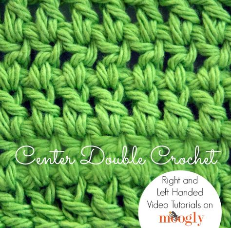 My friend Becky at Grammy Dirlam introduced me to a fantastic take on the standard double crochet stitch – the Center Double Crochet! It’s an easy variation that has some big effects, and this is how it’s done! Center Double Crochet Video Tutorial – Right Handed Center Double Crochet Video Tutorial – Left Handed In this video [...] Left Handed Crochet, Crochet 101, Easy Crochet Projects, Crochet Videos Tutorials, Double Crochet Stitch, Crochet Stitches Tutorial, Crochet Books, Crochet Stitches Patterns, Tunisian Crochet