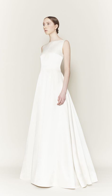 Wickstead Wedding, Bespoke Wedding Dress, Emilia Wickstead, Wedding Bridal Party, Minimal Wedding, Bridal Party Dresses, Bridal Fashion Week, Evening Dresses Elegant, Wedding Dresses Romantic