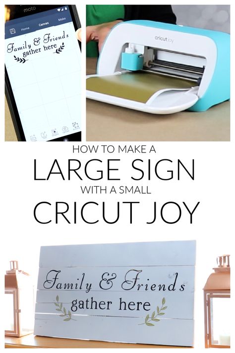 How to Make a Wood Sign with Vinyl and Cricut Joy Cricut Joy Wood Projects, Cricut Joy Stencil Projects, Cricut Joy Tshirt Ideas, Cricut Joy Wedding Projects, Cricut Joy Projects To Sell, Cricut Joy Hacks, Cricut Joy Xtra Projects, Circuit Joy Projects, Cricut Sign Ideas