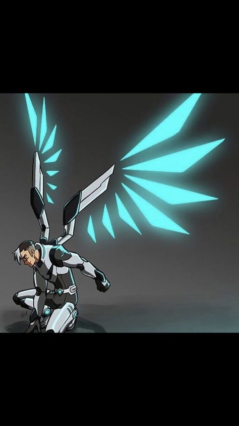 Voltron Fanart Lance, Cyberpunk Wings, Kosmo Voltron, Robot Wings, Voltron Krolia, Takashi Shirogane, Shiro Voltron, Form Voltron, Voltron Fanart