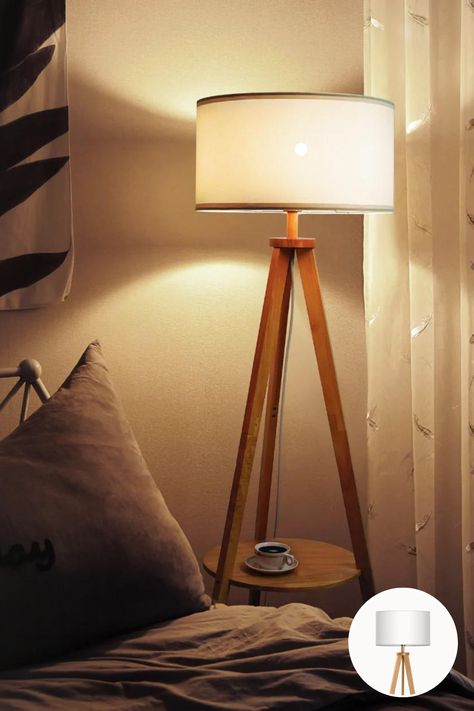 Illuminate your space with this minimalistic wooden design lamp. Discover the perfect blend of sleek lines and warm wood tones for a stylish lighting solution. Embrace simplicity and sophistication in your decor. #MinimalisticLamp #WoodenDesign #Interiordesign #designLighting #japandi #scandi #scandinavian #design #ad #lamp #ideas #inspiration Scandi Standing Lamp, Japandi Lamps, Hygge Lamps, Scandi Lamp, Japandi Bed, Scandi Lighting, Cozy Lamp, Japandi Lamp, Scandi Table Lamp