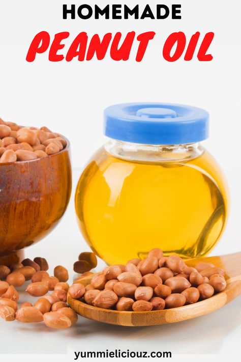 Learn how to make peanut oil at home. Peanut oil is also known as groundnut oil and is perfect for cooking. Fast Cash Oil Recipe, Peanut Oil Recipes, Groundnut Oil, Homemade Oil Pulling, Steady Work Oil Recipe, Chili Oil Peanut Noodles, Deep Fried Food, Homemade Oil, How To Make Oil