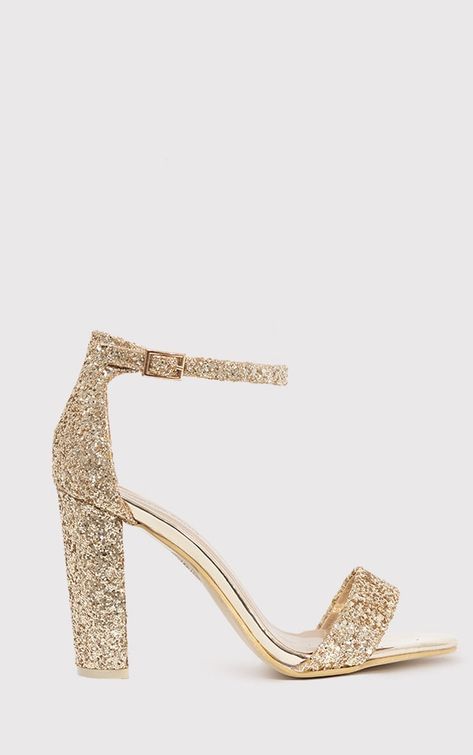 Gold Prom Shoes, Wedding Shoes Gold, Yellow Heeled Sandals, Gold Shoes Heels, Sparkly Wedding Shoes, Gold Glitter Heels, Heel Sandals Outfit, Gold Wedding Shoes, Sparkly Sandals