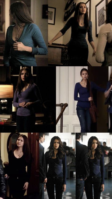 Alaina Gilbert Outfits, Elena Gilbert Juicy Couture, Elena Gilbert Long Sleeve, Elena Gilbert Style Season 1, Elena Gilbert Full Body Pic, Elena Gilbert Winter Outfits, Elena Tvd Outfits, Eliana Gilbert Outfits, Elena Gilbert Aesthetic Outfit