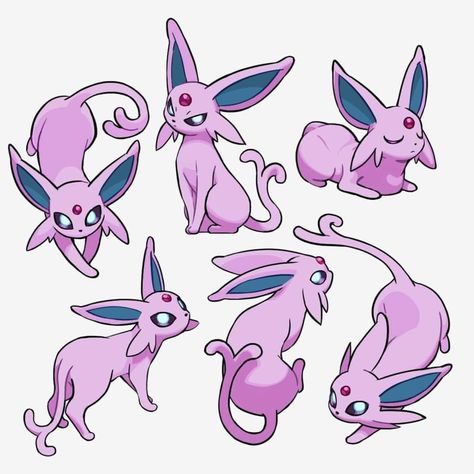 Eve Pokemon, All Eevee Evolutions, Haunter Pokemon, Lego Pokemon, Umbreon And Espeon, Pokemon Eevee Evolutions, Pokemon Sketch, Pokemon Stickers, Pokémon Art