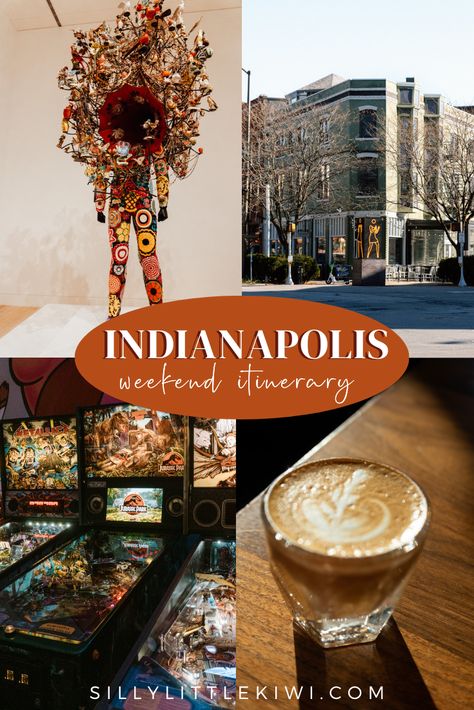 The Perfect Weekend Getaway Itinerary for Indianapolis, Indiana — silly.little.kiwi Indianapolis Things To Do In Fall, Indianapolis Things To Do In, Georgia Street, Indiana Girl, Arcade Bar, Usa Travel Map, Travel Bucket List Usa, The Catacombs, Travel Destinations Bucket Lists