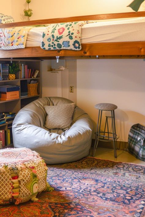 If you’re heading to college soon and moving to your own dorm room for the first time, a great way to maximize space is having a loft bed. This will be the best decision for you! For me, not only did it give me more room to move around, but I also created a cozy […] Cute Loft Bed Ideas, Cute Loft Bed, Boy College Dorms, Triple Dorm, Ucla Dorm, Bed Ideas For Small Rooms, Loft Bed Ideas For Small Rooms, Loft Bed Ideas, Lofted Dorm Beds