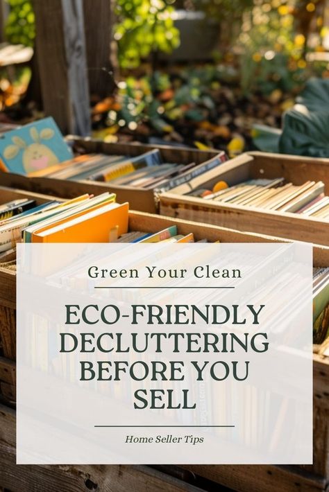 Eco-Friendly Decluttering Tips for Home Sellers Eco Friendly Tips, Safety Checklist, Decluttering Tips, How To Declutter, Retirement Community, Recycling Programs, Declutter Your Home, Moving Day, Waterfront Homes