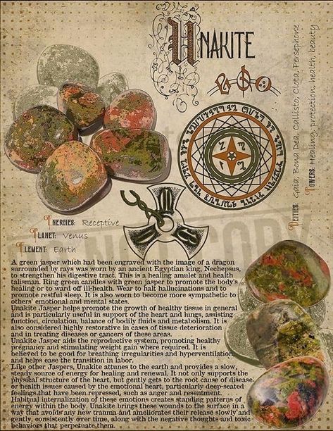 Capricorn Taurus, Scorpio Leo, Grimoire Book, Magic Stones, Book Of Shadow, Sagittarius Pisces, Herbal Magic, Green Jasper, Wiccan Spells