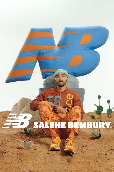 Salehe Bembury On His New Balance 2002 Collaboration | Hypebeast New Balance Poster, New Balance 2002, Salehe Bembury, Creative Fashion Photography, Mode Editorials, New Balance 2002r, Cover Art Design, Brand Collaboration, A Love Letter