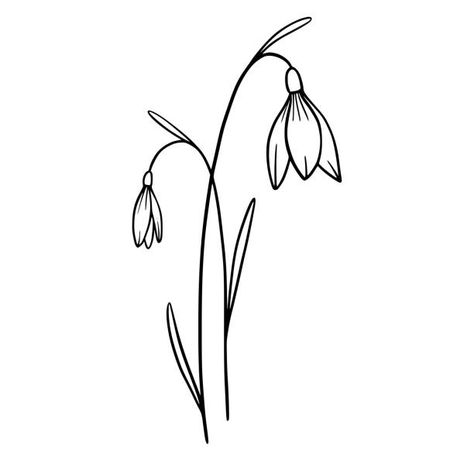 Snowdrop Flowers, Wrap Around Tattoo, Wrap Tattoo, Flower Line Drawings, Tattoo Outline, Dream Tattoos, Tattoo Trends, Flower Tattoo Designs, Simplistic Tattoos