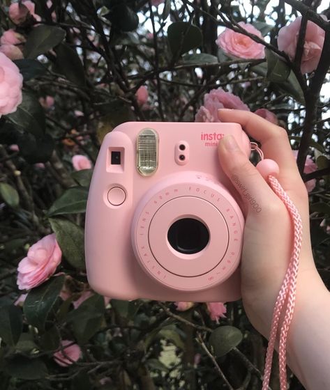 instagram: bobagraphiq✨ Pink Polaroid Camera Aesthetic, Chloe Dance Moms, Polaroid Camera Aesthetic, Pink Polaroid Camera, Pink Polaroid, Camera Aesthetic, Hand Images, Polaroid Camera, Card Tattoo