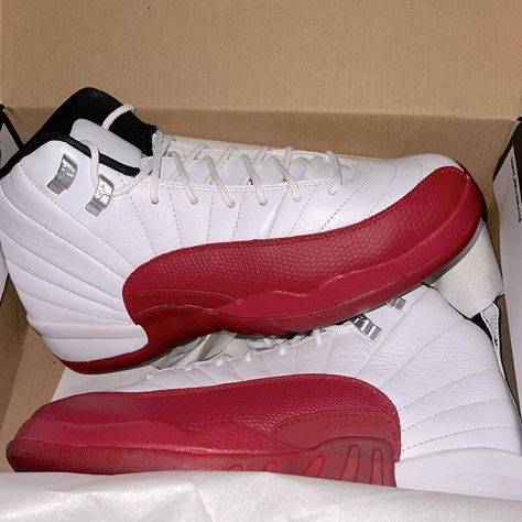 Brand New, Never Been Worn Retro Cherry, Jordan Retro 12, Red Jordans, Jordan Sneaker, 2023 Color, White Jordans, Air Jordan 12, Air Jordan 12 Retro, Jordan 12 Retro