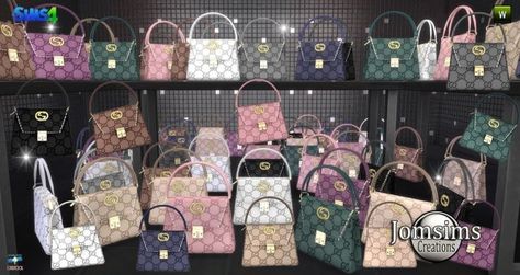 Jom Sims Creations: Handbag set and poses • Sims 4 Downloads Sims 4 Cc Accessories, Poses Sims 4, Children Poses, Los Sims 4 Mods, Sims 4 Anime, Cc Furniture, Sims 4 Clutter, The Sims 4 Packs, Trendy Purses