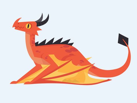 Dragon Images, Dragon Illustration, Dragon Drawing, Graphic Elements, Dragon Art, Animal Illustration, Cute Illustration, Animal Design, Graphic Design Illustration