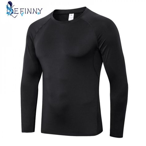 Compression Shirt Men, Training Suit, Mens Workout Shirts, Mens Compression, Long Sleeve Workout, Training Tops, Compression Shirt, Sports Running, Running Shirts