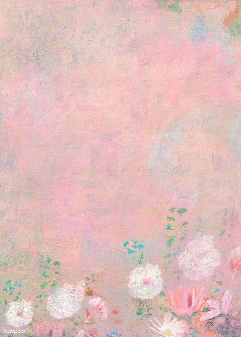 Pink Floral Wall, Odilon Redon, Web Design Resources, Pink Texture, Pastel Background, Water Painting, Watercolor Texture, Pink Watercolor, Floral Background