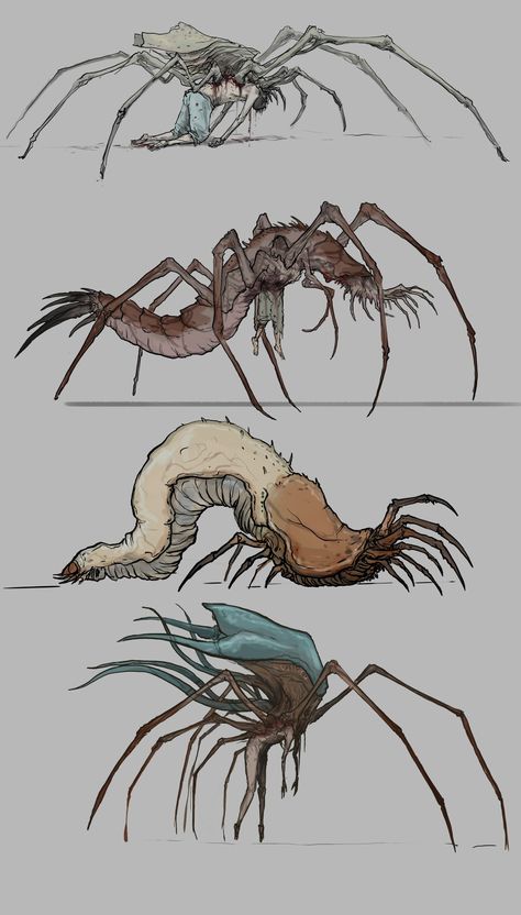 Arte Peculiar, Creature Artwork, 다크 판타지, Alien Concept Art, Monster Concept Art, Creature Drawings, Alien Creatures, Fantasy Creatures Art, Fantasy Monster