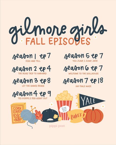 No one does fall better than Stars Hollow 🍁 If you’re starting your annual Gilmore Girls rewatch (🙋‍♀️🙋‍♀️🙋‍♀️) here’s 7 fall episodes to get you started!! Swipe to see what I’ll be wearing (and drinking!) all season long 👀👉 #gilmoregirlsfall #gilmoregirlsbinge #imanautumn #gilmoregirlsfan #gilmoregirlssweatshirt #honorarygilmoregirl #gilmoregirlsforever #starshollow #pippipost Gilmore Girls Thanksgiving Episodes, Gilmore Girls Fall Episodes, Fall Episodes, Gilmore Party Ideas, Gilmore Girls Sweatshirt, Honorary Gilmore Girl, The Fall Movie, Fall Movie, Gilmore Girls Fan