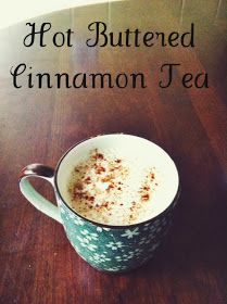 Hot Tea Recipes, Butter Tea, Hot Drinks Recipes, Tea Drink Recipes, Cinnamon Tea, Cuppa Tea, Organic Tea, In A Mug, Winter Drinks