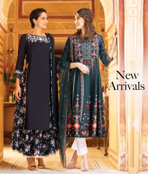 New arrivals for women - Buy latest Indian ethnic wear for women at Biba. Explore our wide range of new dresses, suits & kurtis for women. Biba Kurtis Latest, Biba Suits, Biba Kurtis, Ethnic Indian Wear, Biba Fashion, Simple Kurtis, Indian Ethnic Wear For Women, Kurtis For Women, Dress Designing