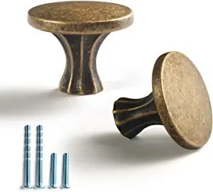 Goo-ki Kitchen Cabinet Knobs Vintage Brass,6-Pack Zinc Alloy Drawer Knobs Dresser Pulls Single Hole,Antique Brass Drawer Furniture Knobs for Dresser Drawers 1011-GT-DAN - - Amazon.com Antique Brass Cabinet Pulls, Drawer Furniture, Classic Cabinet, Kitchen Drawer Pulls, Brass Cabinet Handles, Brass Cabinet Pulls, Brass Cabinet Knob, Dresser Pulls, Brass Cabinet