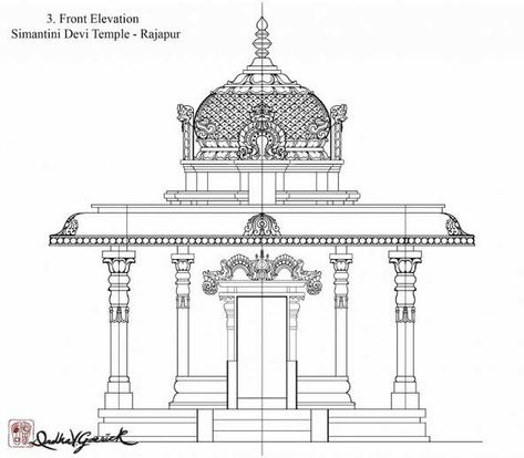 Fantastic Architecture, Temple Drawing, Ancient Indian Art, Ancient Drawings, Indian Temple Architecture, Hindu Temples, Ancient Indian Architecture, Temple Design For Home, Pillar Design