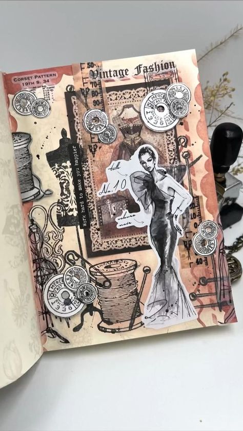 New Year Card Handmade, Diy Anniversary Card, Designer Journal, Halloween Cards Diy, Fashion Sketchbook Inspiration, Anniversary Diy, Textiles Sketchbook, Gcse Art Sketchbook, Sketchbook Cover