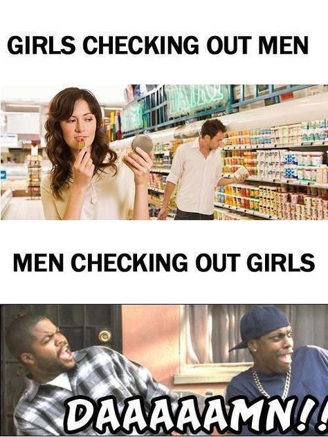 girls=secretly checkin u out  boys=staring right out ur face  just goes to shows how creepy some guys can be :/ Men Vs Women, Funny Memes About Girls, L Lawliet, Flirting Quotes For Her, Flirting Quotes Funny, Funny Girl Quotes, Girl Memes, James Franco, Flirting Tips For Girls